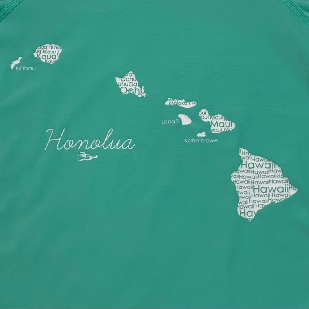 Honolua Surf Company Short Sleeve Rashguard UV Protection Swim Shirt